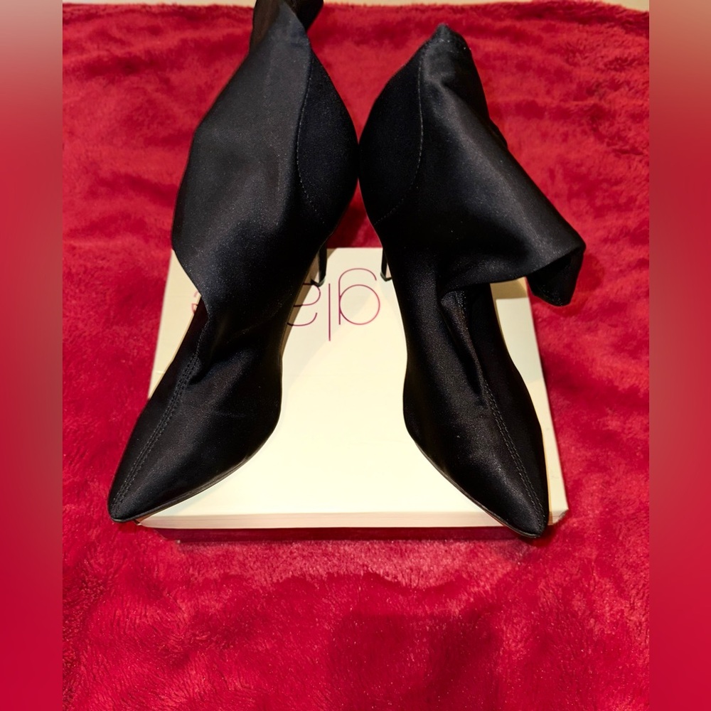 Satin Ankle Heels